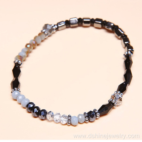 Yiwu Factories Jewelry Crystal Beads Fashion Bracelet Bangle